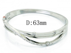 HY Wholesale Stainless Steel 316L Bangle(Crystal)-HY19B0375HMX