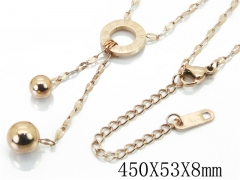 HY Wholesale Stainless Steel 316L Jewelry Necklaces-HY19N0205PW