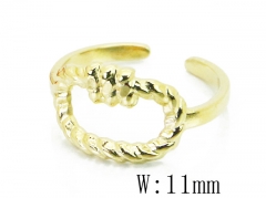 HY Jewelry Wholesale Stainless Steel 316L Open Rings-HY20R0101ML