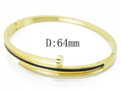 HY Wholesale 316L Stainless Steel Popular Bangle-HY19B0405HML