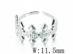 HY Jewelry Wholesale Stainless Steel 316L Open Rings-HY20R0106ME