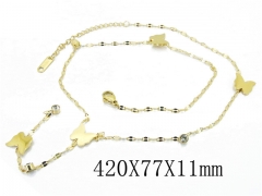 HY Wholesale Stainless Steel 316L Jewelry Necklaces-HY19N0180HHE