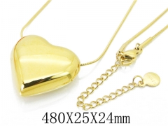 HY Wholesale Stainless Steel 316L Lover Necklaces-HY19N0186HWW