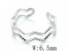HY Jewelry Wholesale Stainless Steel 316L Open Rings-HY20R0095LL