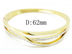 HY Wholesale Stainless Steel 316L Bangle(Crystal)-HY19B0373HOD