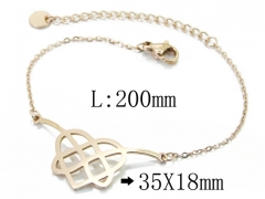 HY Wholesale Stainless Steel 316L Charm Bracelets-HY19B0332MZ