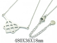 HY Wholesale Stainless Steel 316L Lover Necklaces-HY19N0209MY