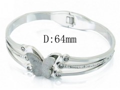 HY Wholesale Stainless Steel 316L Bangle(Crystal)-HY19B0348HNQ