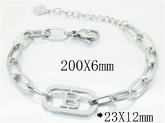 HY Wholesale 316L Stainless Steel ID Bracelets-HY19B0324NA