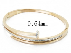 HY Wholesale 316L Stainless Steel Popular Bangle-HY19B0394HNX