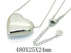 HY Wholesale Stainless Steel 316L Lover Necklaces-HY19N0185PE