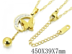 HY Wholesale Stainless Steel 316L Jewelry Necklaces-HY19N0165HEE