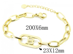 HY Wholesale 316L Stainless Steel ID Bracelets-HY19B0325OW