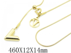 HY Wholesale Stainless Steel 316L Jewelry Necklaces-HY32N0248PT