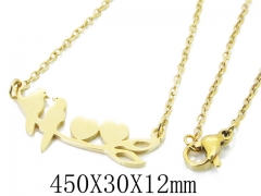 HY Wholesale Stainless Steel 316L Jewelry Necklaces-HY92N0318NW