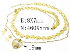 HY Wholesale 316L Stainless Steel jewelry Set-HY12S0966HIF