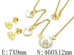 HY Wholesale 316L Stainless Steel jewelry Set-HY12S0947OV