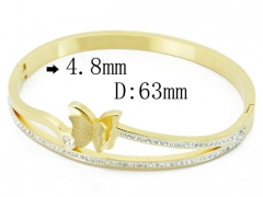 HY Wholesale Stainless Steel 316L Bangle-HY19B0422HOR