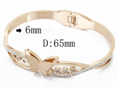 HY Wholesale Stainless Steel 316L Bangle-HY19B0420HOR