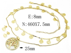 HY Wholesale 316L Stainless Steel jewelry Set-HY12S0954HIV