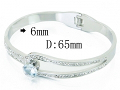 HY Wholesale Stainless Steel 316L Bangle-HY19B0478HOY