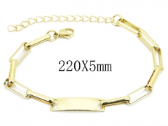 HY Wholesale 316L Stainless Steel Jewelry Bracelets-HY40B1093OE