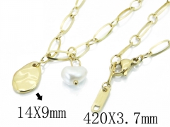 HY Wholesale Stainless Steel 316L Jewelry Necklaces-HY80N0405PL