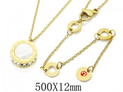 HY Wholesale Stainless Steel 316L Jewelry Necklaces-HY09N1061PE