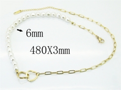 HY Wholesale Stainless Steel 316L Jewelry Necklaces-HY80N0410OL