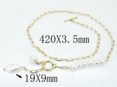 HY Wholesale Stainless Steel 316L Jewelry Necklaces-HY80N0411HSS