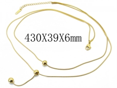 HY Wholesale Stainless Steel 316L Jewelry Necklaces-HY09N1092PL