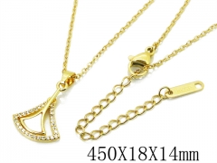 HY Wholesale Stainless Steel 316L Jewelry Necklaces-HY09N1064OE