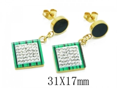 HY Wholesale Stainless Steel Jewelry Earrings-HY80E0514ML
