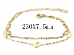 HY Wholesale 316L Stainless Steel Jewelry Bracelets-HY80B1166NL