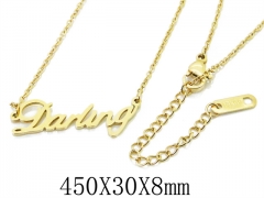 HY Wholesale Stainless Steel 316L Jewelry Necklaces-HY09N1086ML
