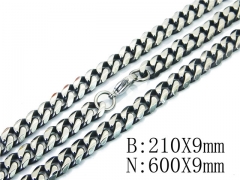 HY Wholesale Black Necklaces Bracelets Sets-HY40S0393IKR