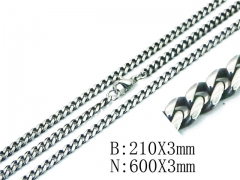 HY Wholesale Black Necklaces Bracelets Sets-HY40S0344HIS