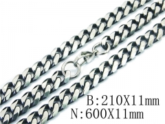 HY Wholesale Black Necklaces Bracelets Sets-HY40S0409JIL