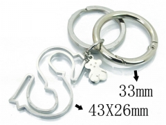 HY Wholesale Stainless Steel Keychain-HY90A0117HLW