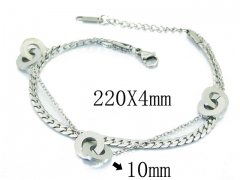 HY Wholesale 316L Stainless Steel Bracelets-HY25B0259HKV