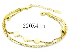 HY Wholesale 316L Stainless Steel Bracelets-HY25B0217HKF