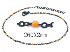 HY Wholesale stainless steel Anklet Jewelry-HY70B0618ILW