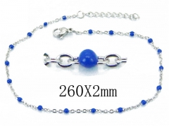 HY Wholesale stainless steel Anklet Jewelry-HY70B0629IT
