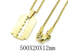 HY Wholesale Stainless Steel 316L Jewelry Necklaces-HY61N1014LLW