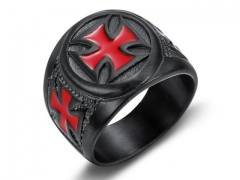 HY Wholesale 316L Stainless Steel Religion Rings-HY0029R025