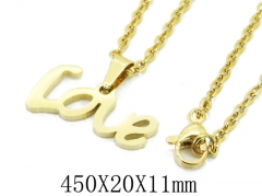 HY Wholesale Stainless Steel 316L Jewelry Necklaces-HY61N1005JLW