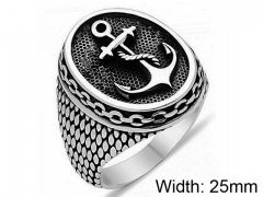 HY Wholesale 316L Stainless Steel Rings-HY0029R032