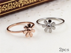 HY Wholesale 316L Stainless Steel Fashion Rings-HY0033R064