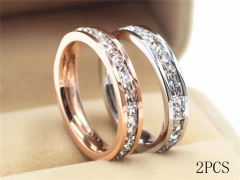 HY Wholesale 316L Stainless Steel Fashion Rings-HY0033R175