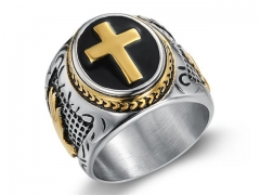 HY Wholesale 316L Stainless Steel Religion Rings-HY0029R054